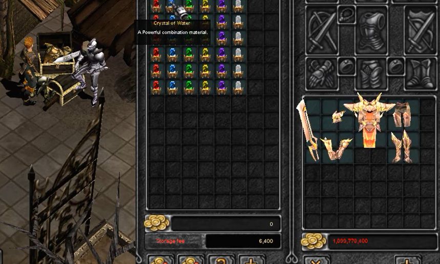 Items of the element